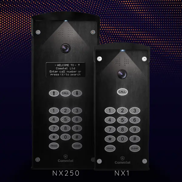Commtel NX video door entry panels